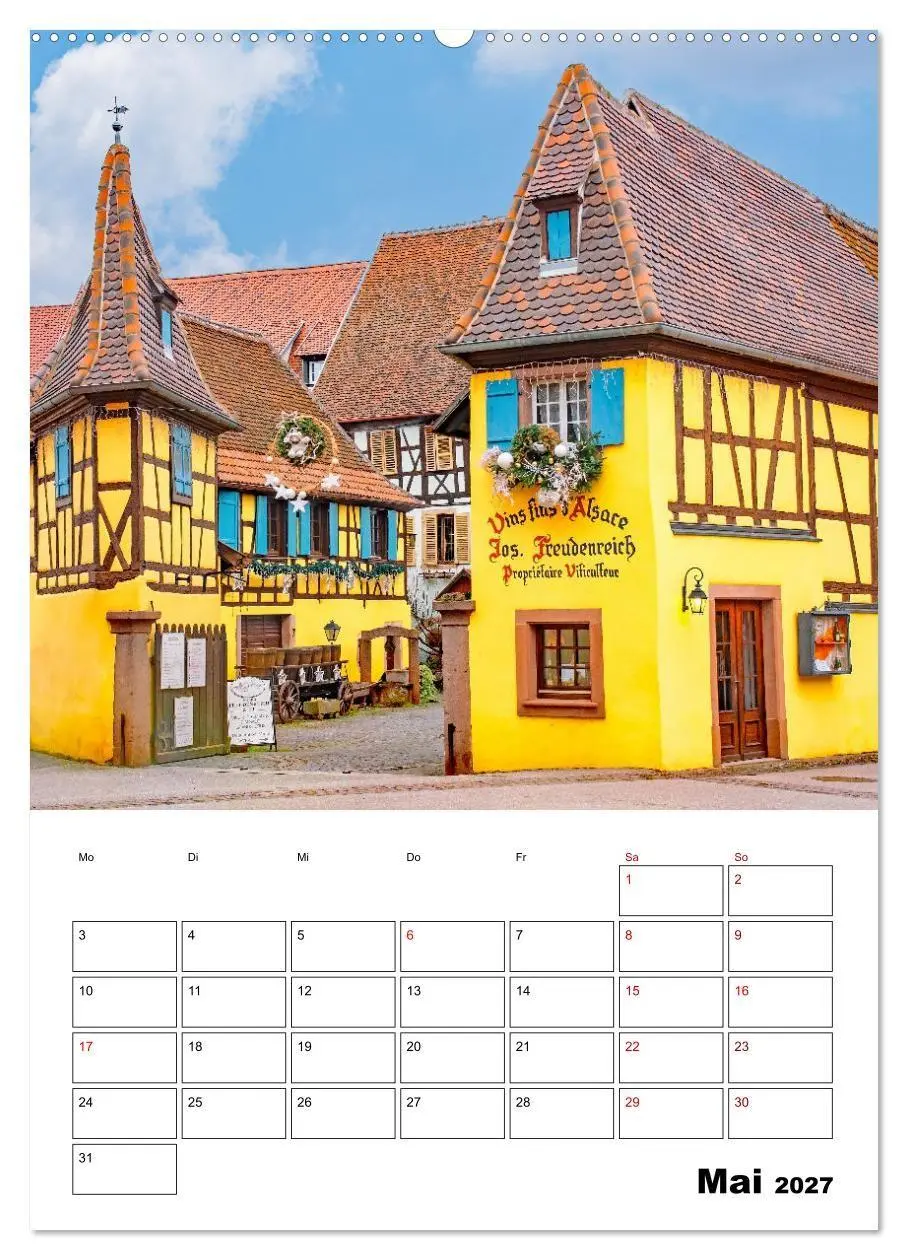 Bild: 9783569264724 | Elsass - Impressionen (hochwertiger Premium Wandkalender 2027 DIN...