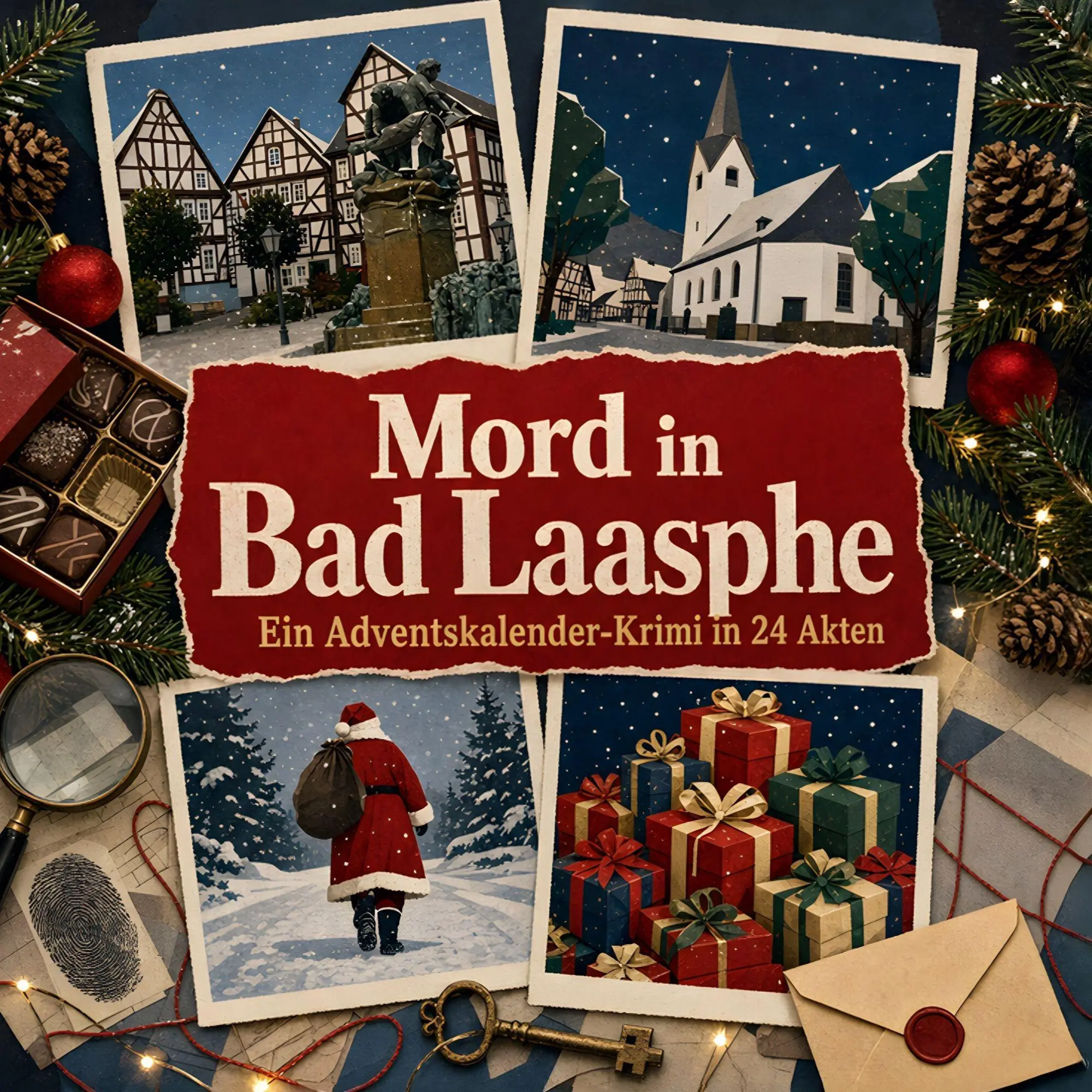 Cover: 9783696124724 | Mord in Bad Laasphe | Ein Adventskalender-Krimi in 24 Akten | Richter