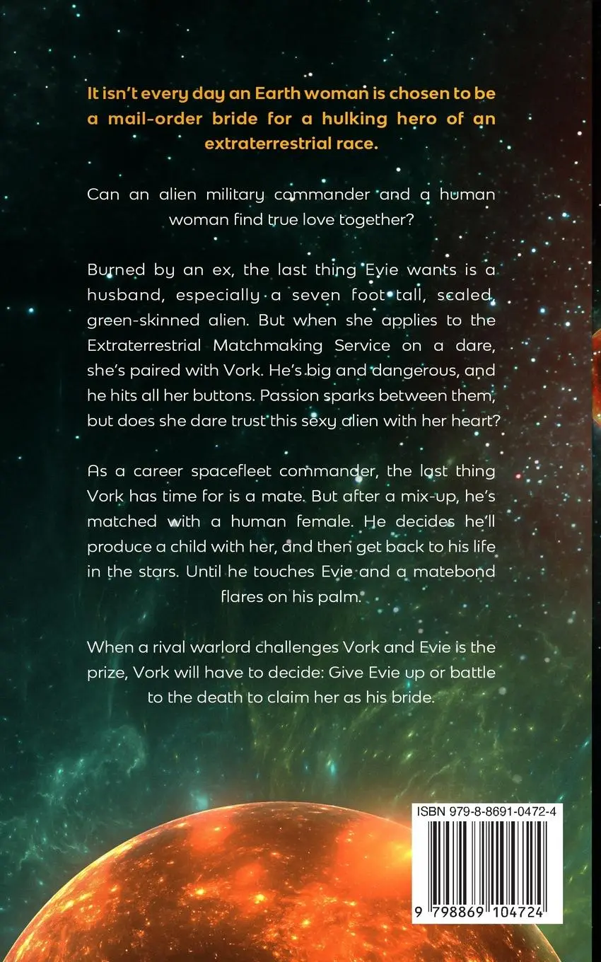 Rückseite: 9798869104724 | Vork | A Sci-fi Alien Romance | Ava Ross | Taschenbuch | Englisch