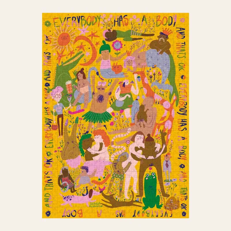 Cover: 4270002874824 | Everybody Has a Body | Puzzle 1000 Teile | Lea Hillerzeder | Spiel