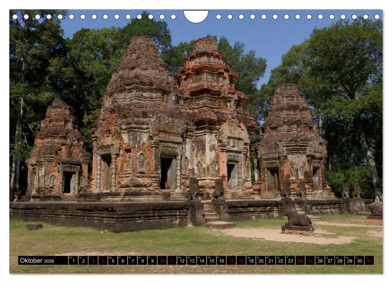 Bild: 9783457694824 | Angkor - Mythos im Reich der Khmer (Wandkalender 2026 DIN A4 quer),...