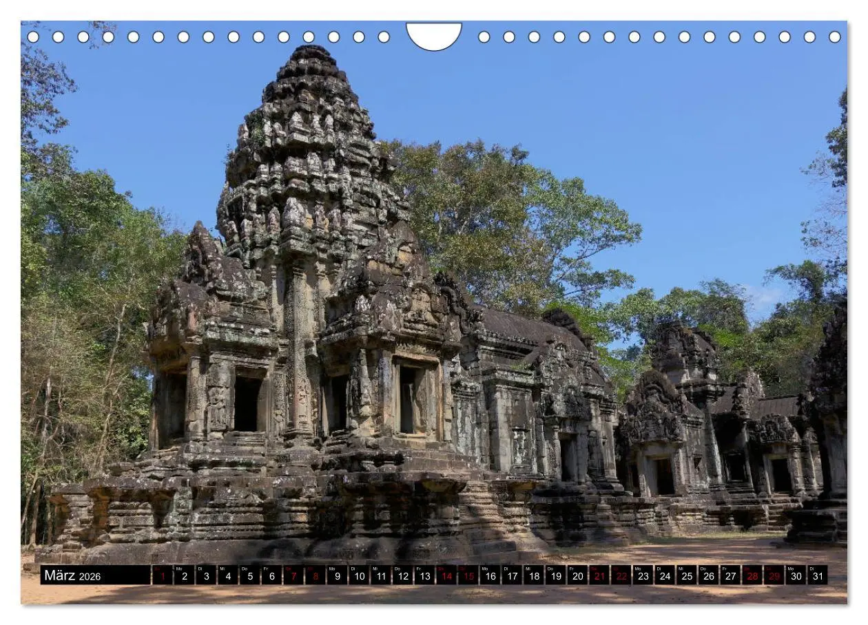 Bild: 9783457694824 | Angkor - Mythos im Reich der Khmer (Wandkalender 2026 DIN A4 quer),...