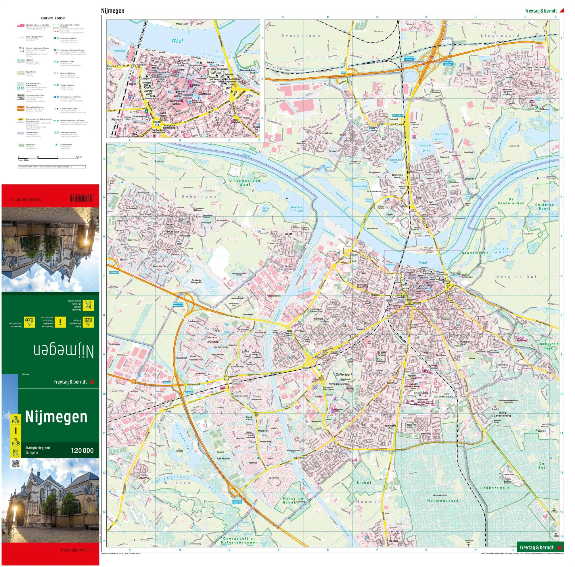 Bild: 9783707924824 | freytag &amp; berndt Stadtplan Nijmegen 1:20.000 | Freytag &amp; Berndt | 2025