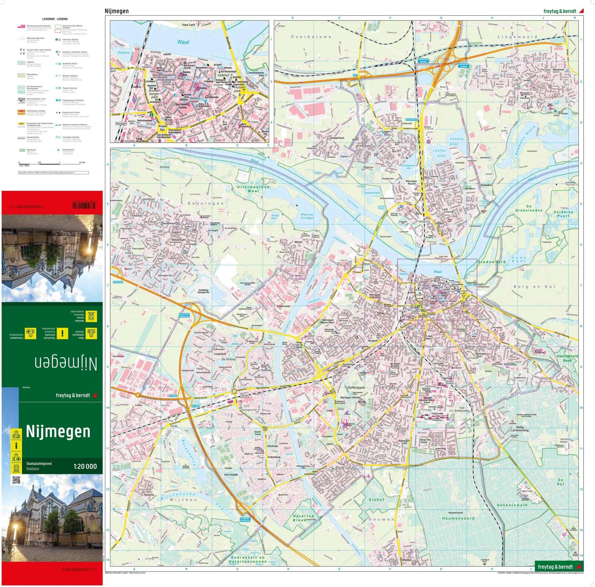 Bild: 9783707924824 | freytag &amp; berndt Stadtplan Nijmegen 1:20.000 | Freytag &amp; Berndt | 2025