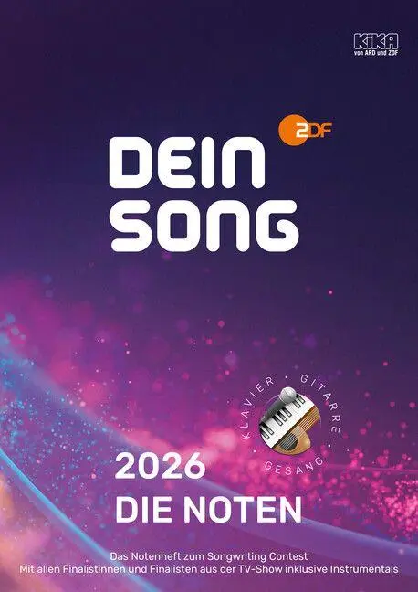 Cover: 9783795734824 | Dein Song 2026 - Die Noten | Ellya Franz | Broschüre | Dein Song