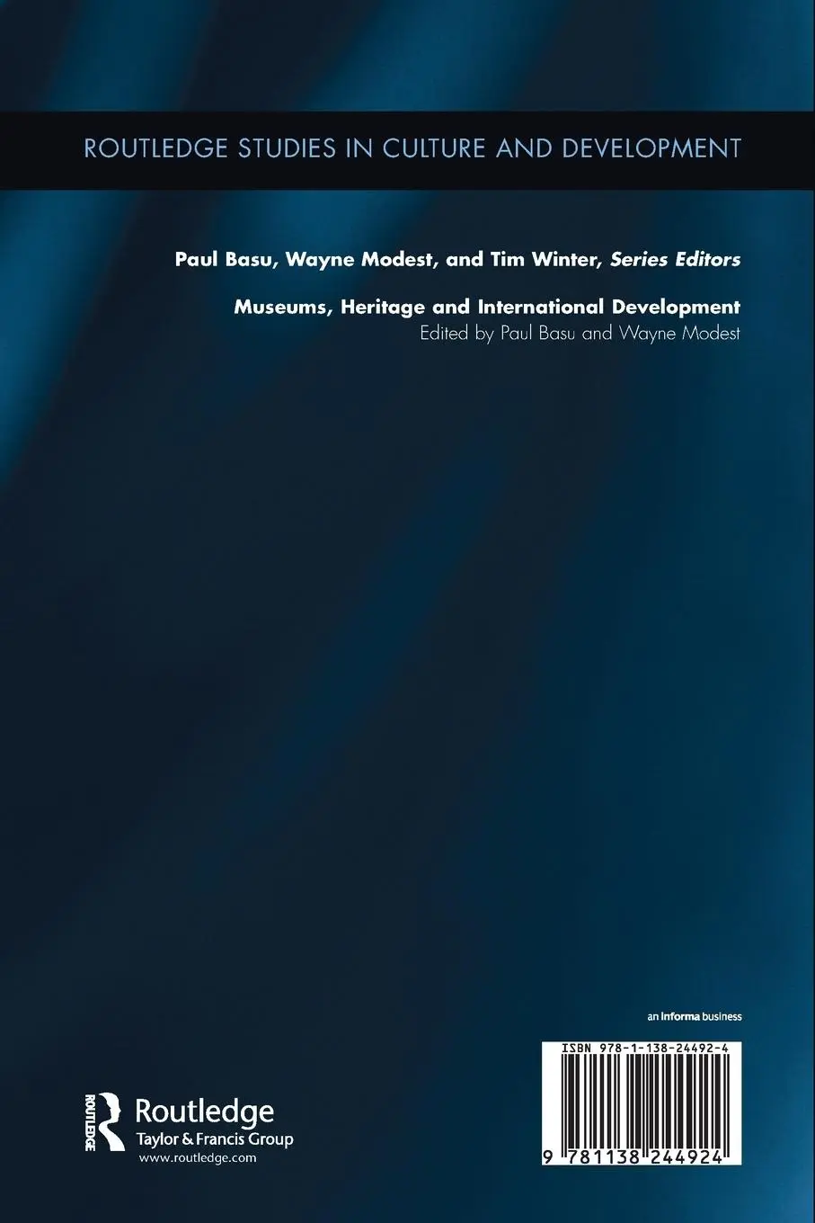 Rückseite: 9781138244924 | Museums, Heritage and International Development | Paul Basu (u. a.)