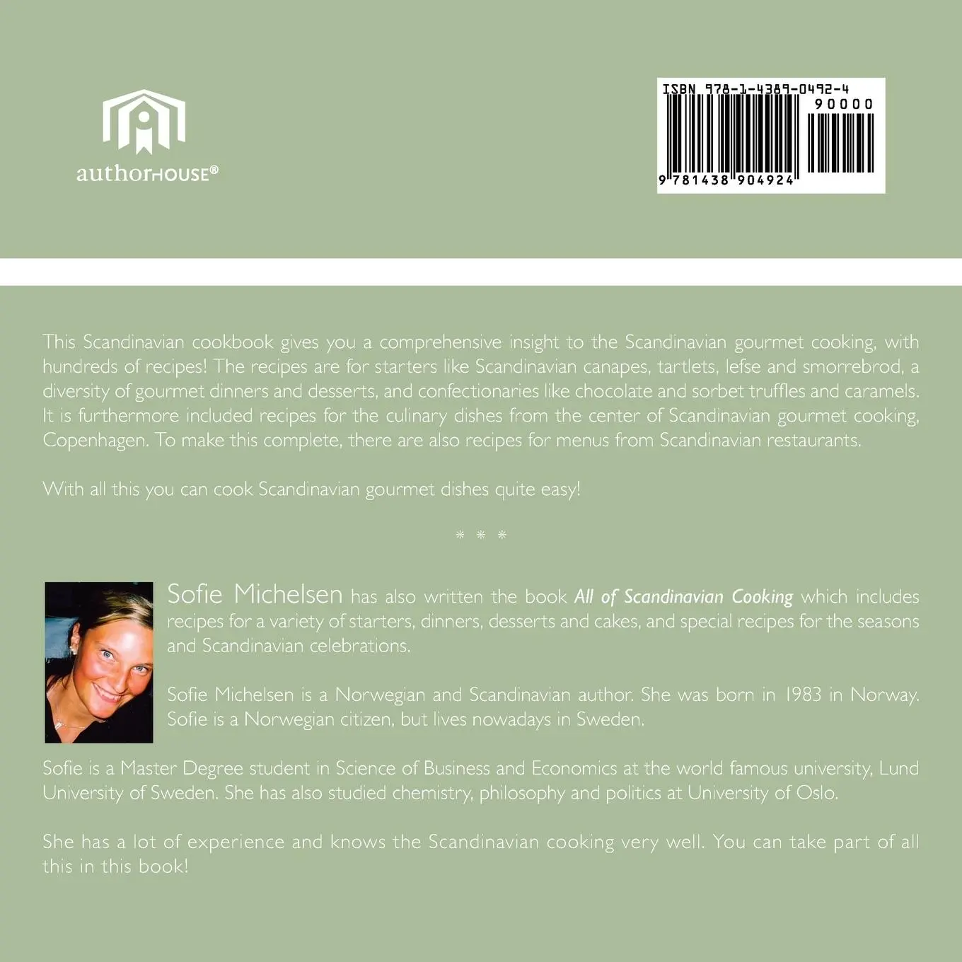 Rückseite: 9781438904924 | Scandinavian Gourmet Cooking | Sofie Michelsen | Taschenbuch | 2008