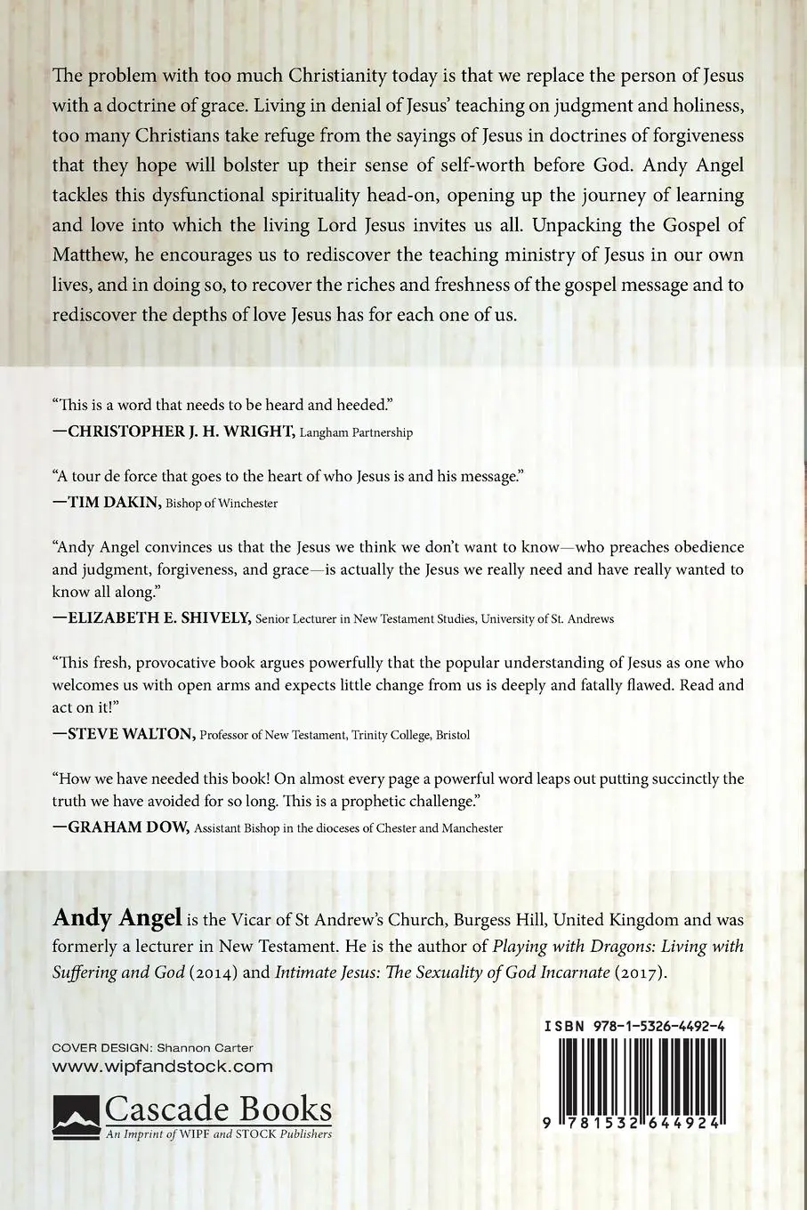Rückseite: 9781532644924 | The Jesus You Really Didn't Know | Andy Angel | Taschenbuch | Englisch