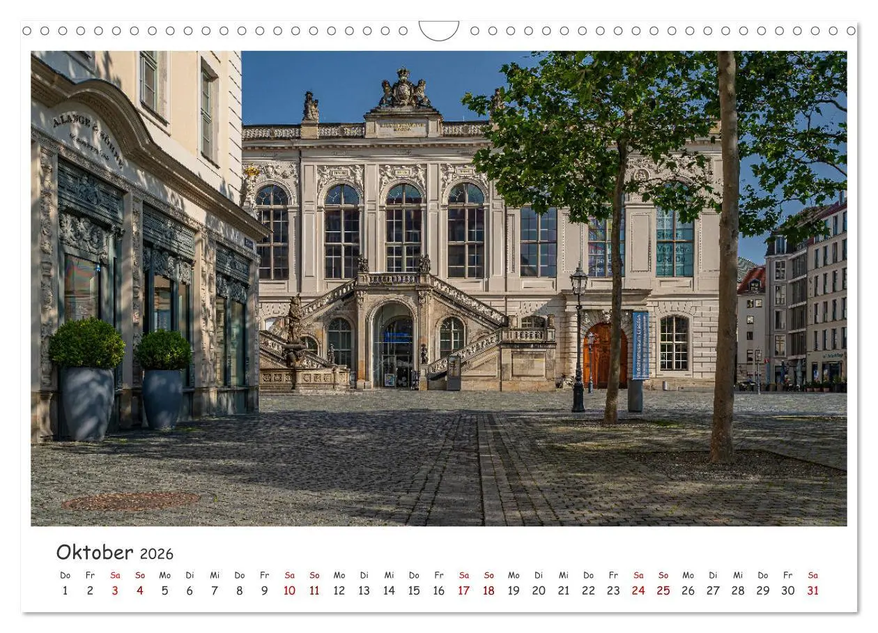 Bild: 9783457514924 | Dresdens barocke Altstadt (Wandkalender 2026 DIN A3 quer), CALVENDO...