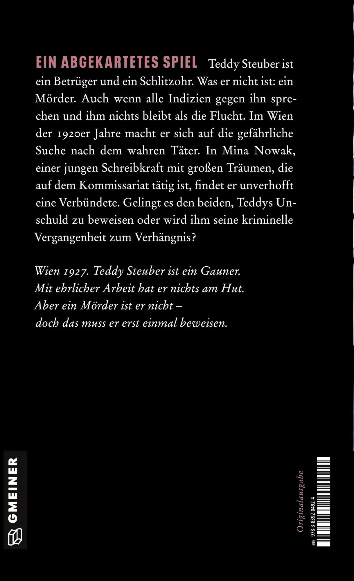 Rückseite: 9783839204924 | Mord im Astoria | Ursula Heinrich | Taschenbuch | 256 S. | Deutsch