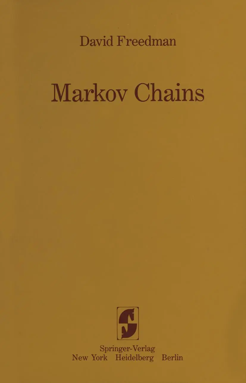 Cover: 9781461255024 | Markov Chains | David Freedman | Taschenbuch | 382 S. | Englisch