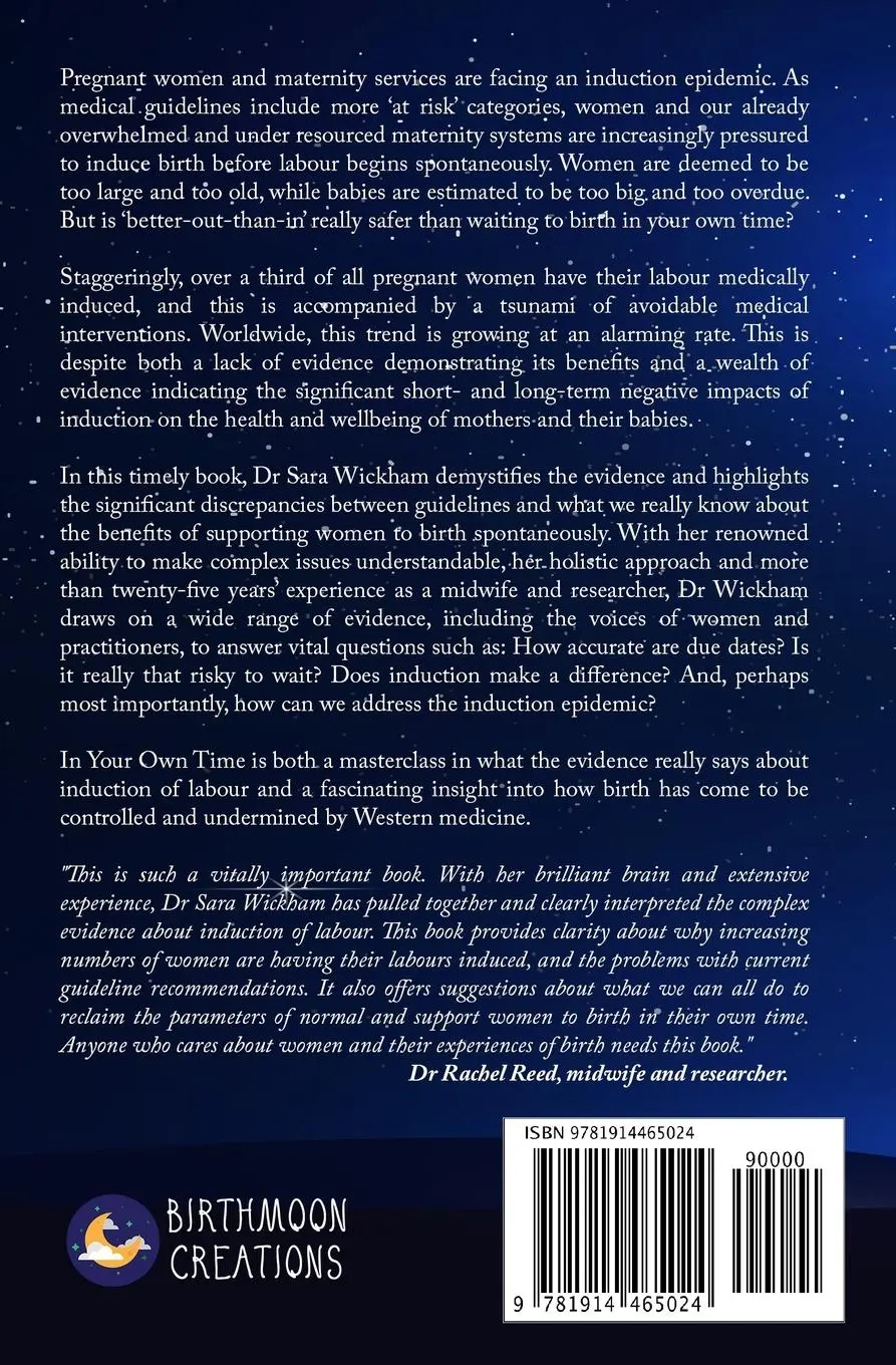 Rückseite: 9781914465024 | In Your Own Time | Sara Wickham | Taschenbuch | Englisch | 2021