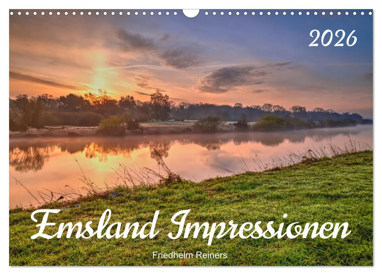 Cover: 9783457335024 | Emsland Impressionen (Wandkalender 2026 DIN A3 quer), CALVENDO...