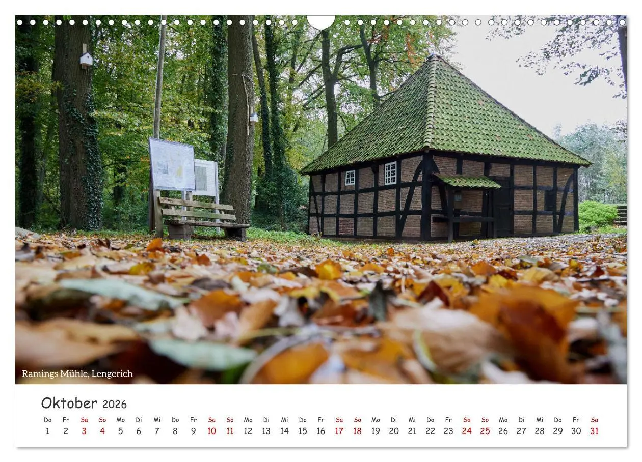 Bild: 9783457335024 | Emsland Impressionen (Wandkalender 2026 DIN A3 quer), CALVENDO...