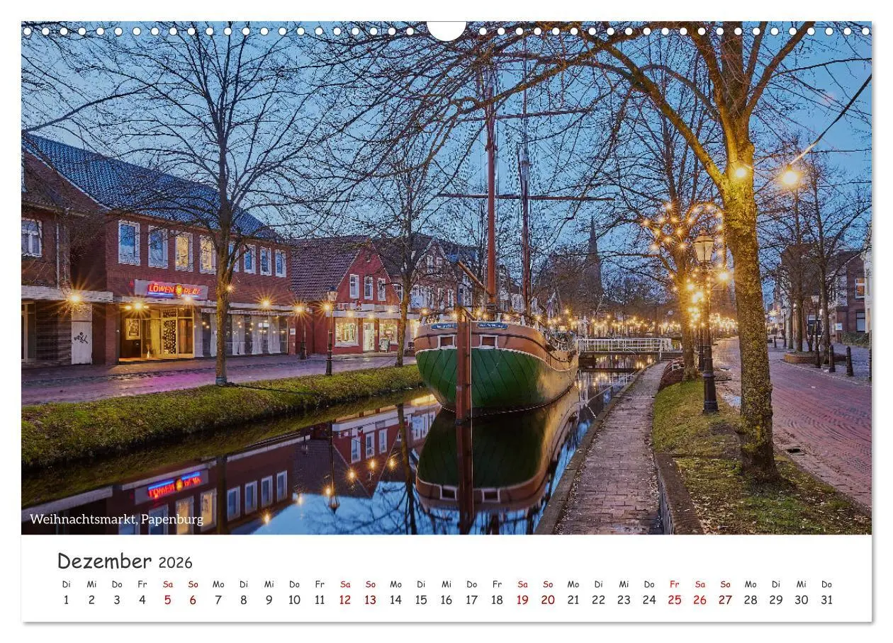 Bild: 9783457335024 | Emsland Impressionen (Wandkalender 2026 DIN A3 quer), CALVENDO...