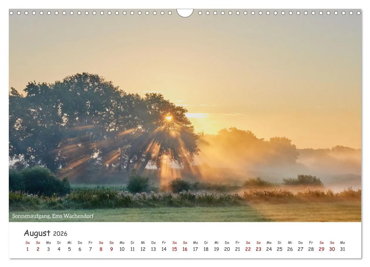 Bild: 9783457335024 | Emsland Impressionen (Wandkalender 2026 DIN A3 quer), CALVENDO...