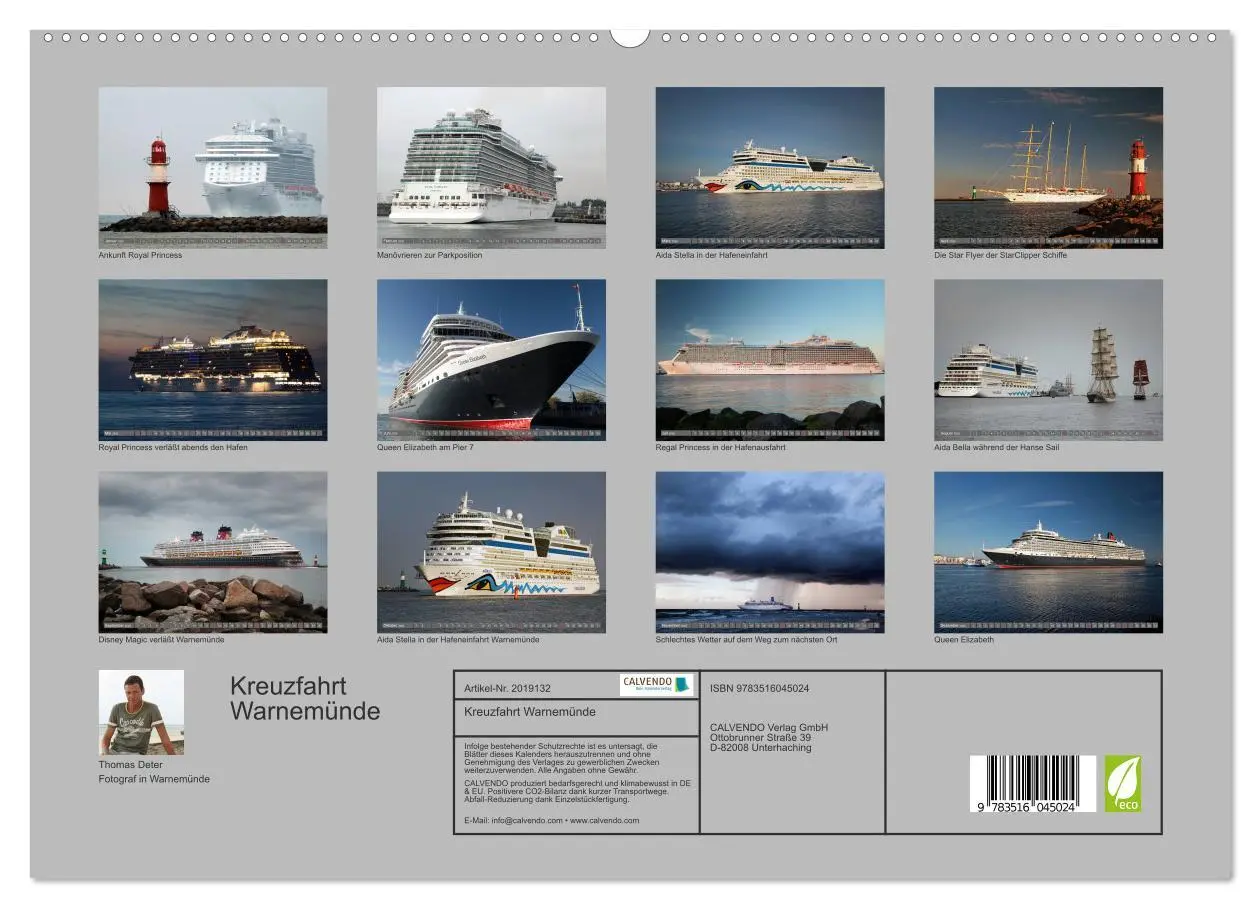 Bild: 9783516045024 | Kreuzfahrt Warnemünde (hochwertiger Premium Wandkalender 2026 DIN...