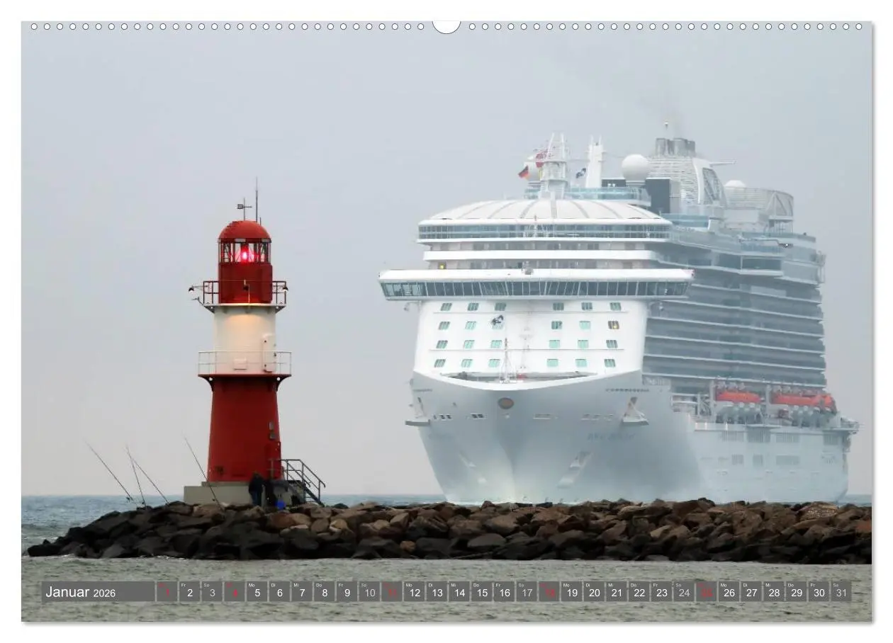 Bild: 9783516045024 | Kreuzfahrt Warnemünde (hochwertiger Premium Wandkalender 2026 DIN...