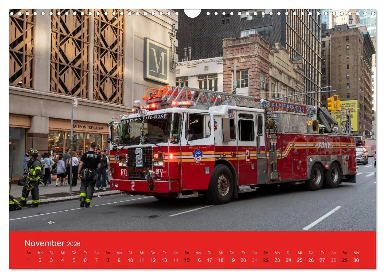 Bild: 9783516735024 | Feuerwehr New York - Heart of the City (Wandkalender 2026 DIN A3...