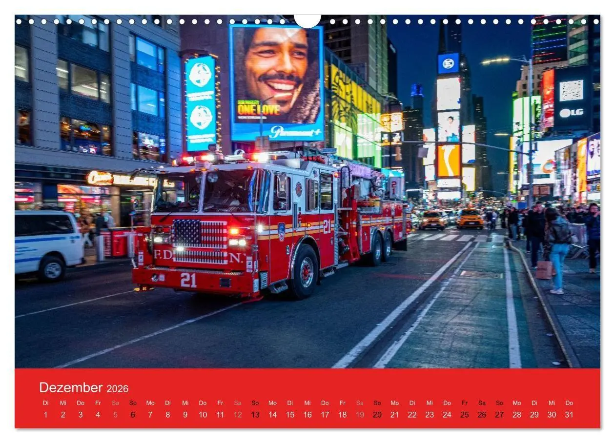 Bild: 9783516735024 | Feuerwehr New York - Heart of the City (Wandkalender 2026 DIN A3...