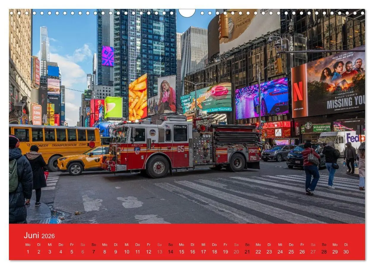 Bild: 9783516735024 | Feuerwehr New York - Heart of the City (Wandkalender 2026 DIN A3...