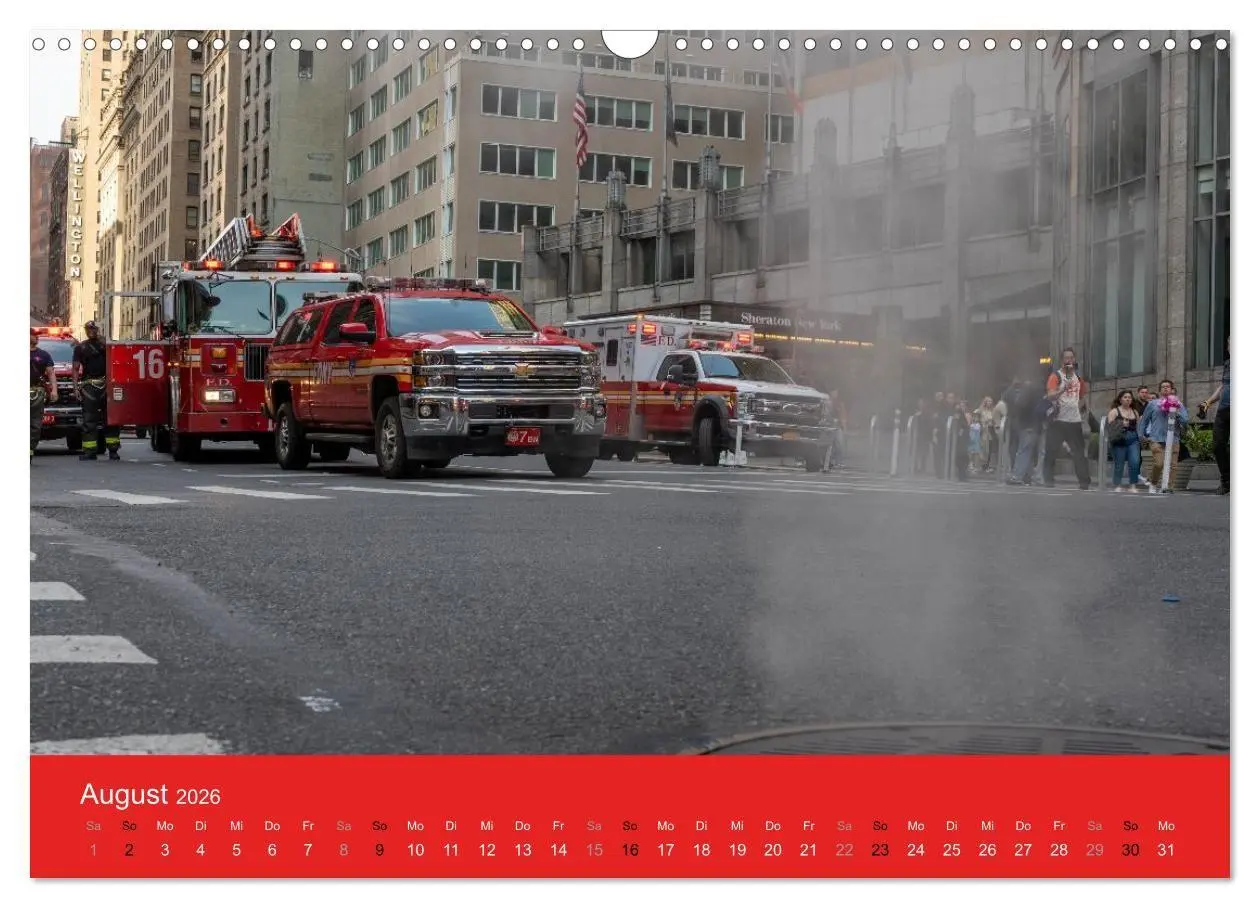 Bild: 9783516735024 | Feuerwehr New York - Heart of the City (Wandkalender 2026 DIN A3...