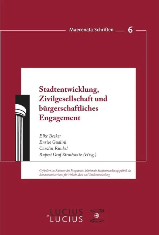 Cover: 9783828205024 | Stadtentwicklung, Zivilgesellschaft und bürgerschaftliches Engagement