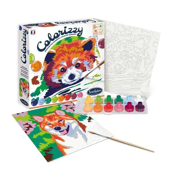 Bild: 3373910045124 | Sentosphere Colorizzy Roter Panda und Shiba | Deutsch | 2024
