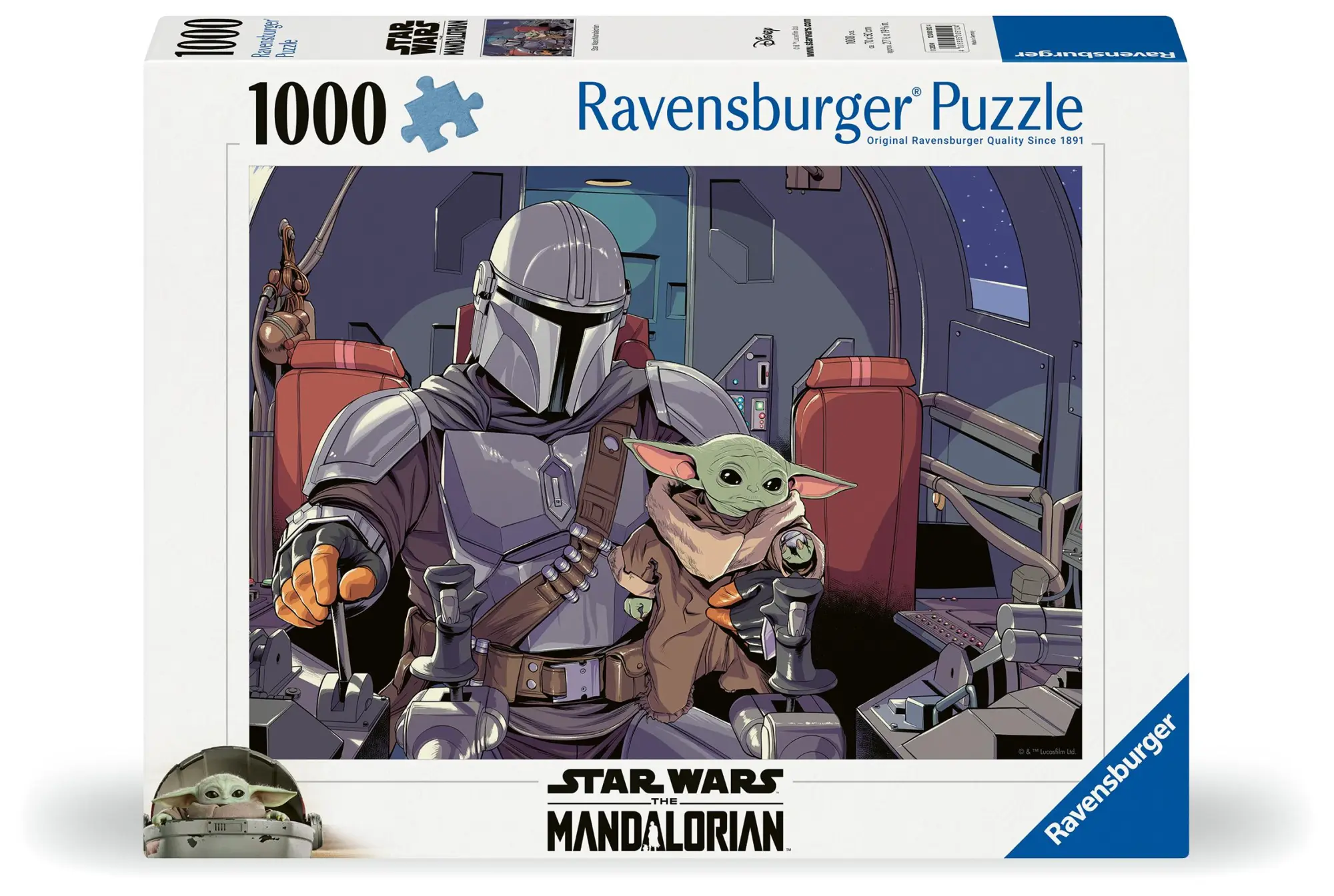 Cover: 4005555005124 | Erwachsenenpuzzle 1000 Teile - Star Wars The Mandalorian | Spiel