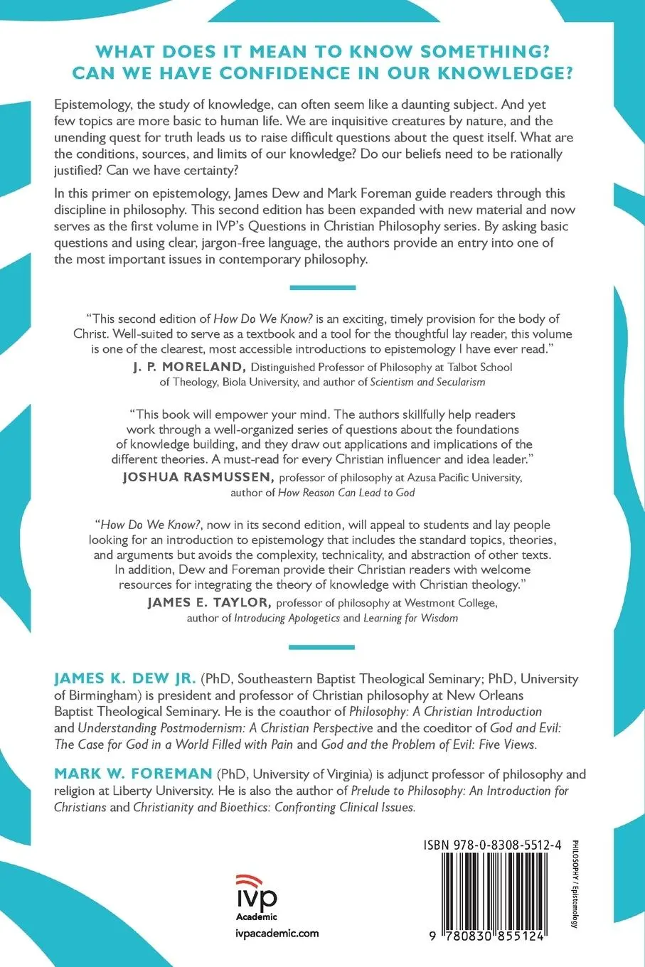 Rückseite: 9780830855124 | How Do We Know? | An Introduction to Epistemology | Dew (u. a.) | Buch