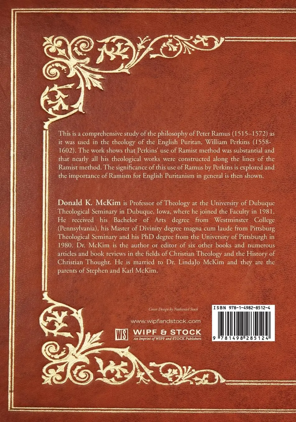 Rückseite: 9781498285124 | Ramism in William Perkins' Theology | Donald K. Mckim | Taschenbuch