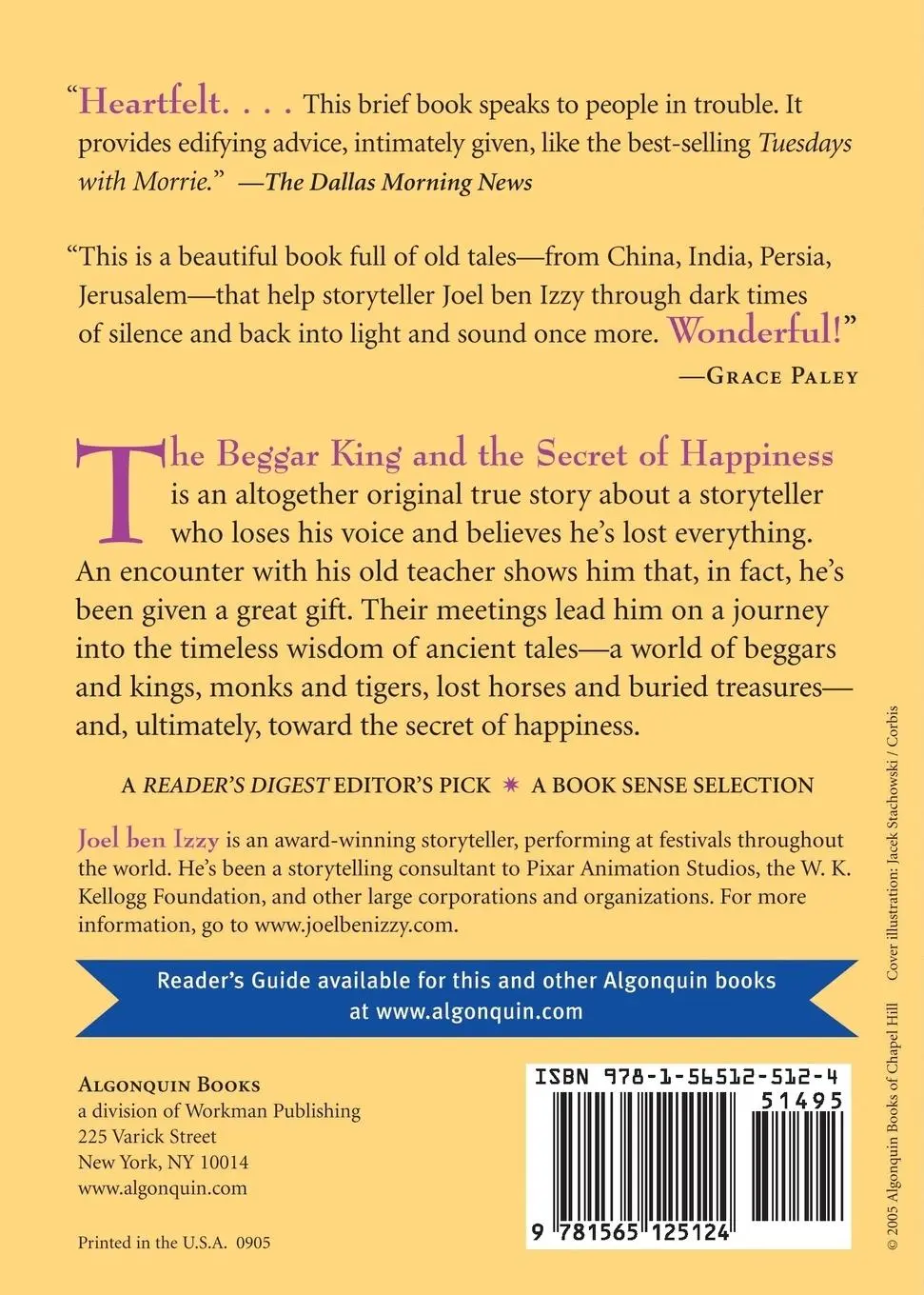 Rückseite: 9781565125124 | The Beggar King and the Secret of Happiness | A True Story | Izzy