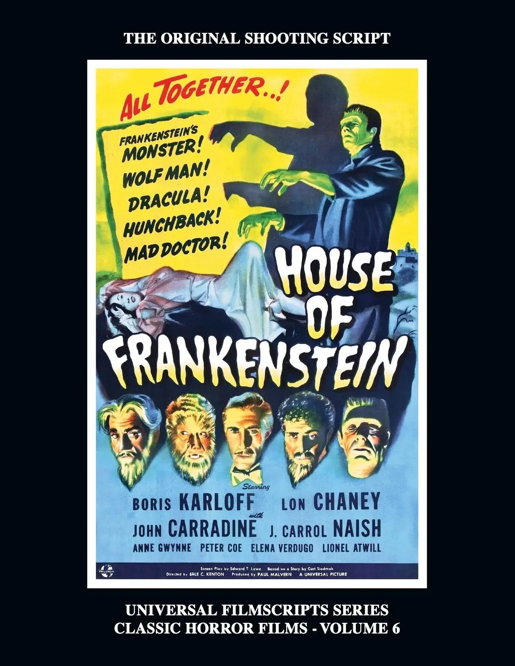 Cover: 9781629335124 | House of Frankenstein (Universal Filmscript Series, Vol. 6) | Riley