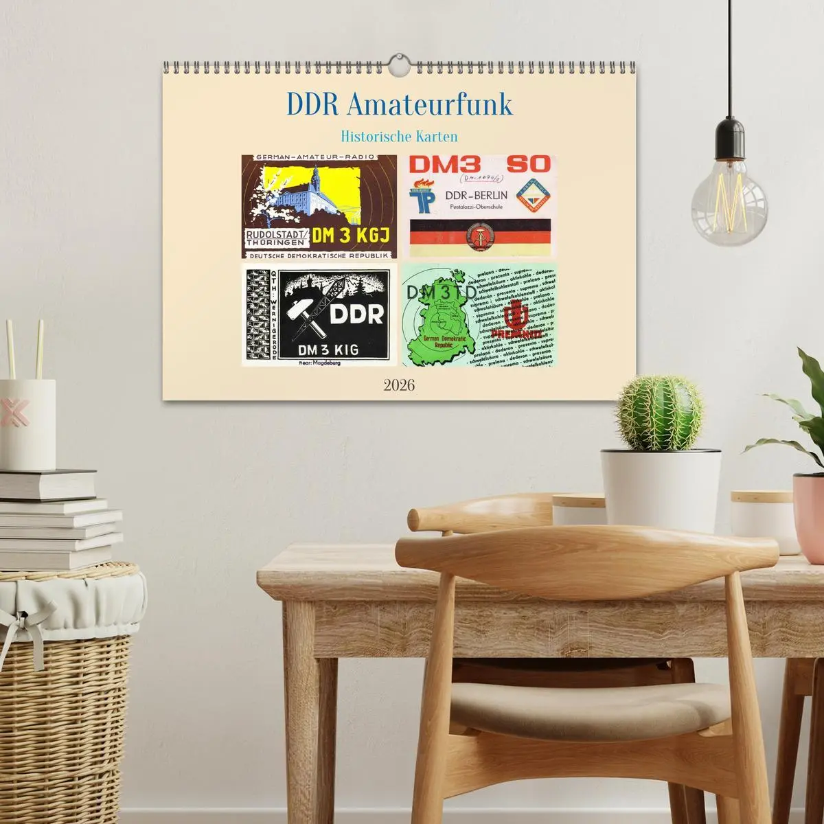 Bild: 9783457565124 | DDR Amateurfunk Historische Karten (Wandkalender 2026 DIN A3 quer),...