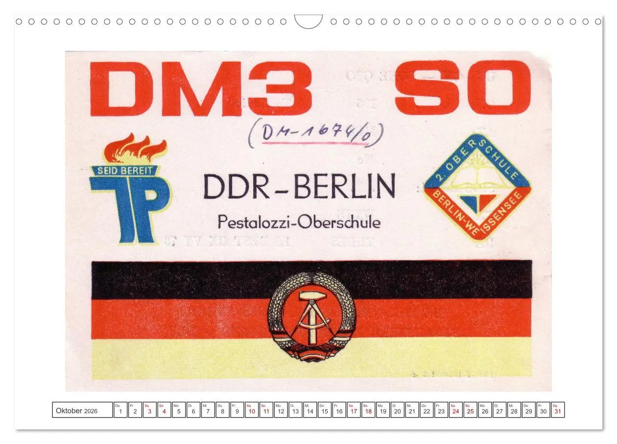 Bild: 9783457565124 | DDR Amateurfunk Historische Karten (Wandkalender 2026 DIN A3 quer),...