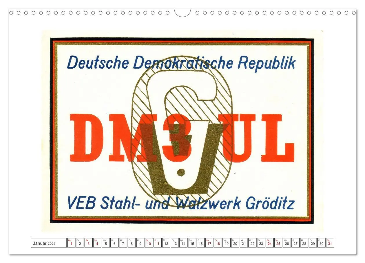 Bild: 9783457565124 | DDR Amateurfunk Historische Karten (Wandkalender 2026 DIN A3 quer),...