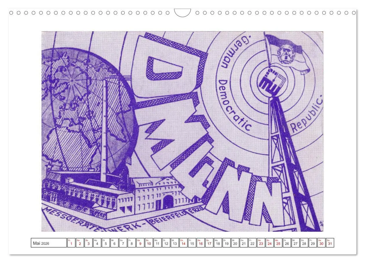 Bild: 9783457565124 | DDR Amateurfunk Historische Karten (Wandkalender 2026 DIN A3 quer),...