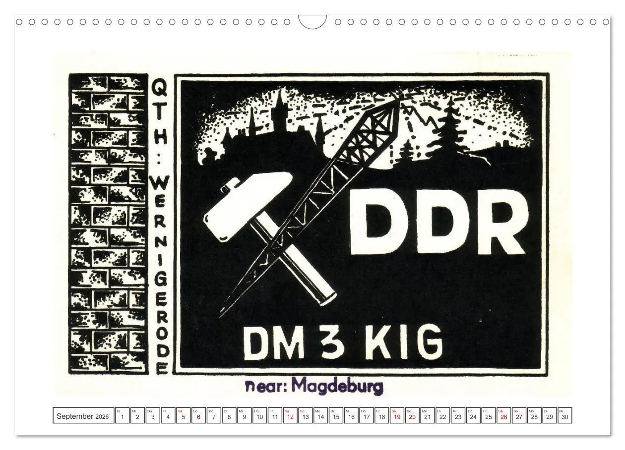 Bild: 9783457565124 | DDR Amateurfunk Historische Karten (Wandkalender 2026 DIN A3 quer),...