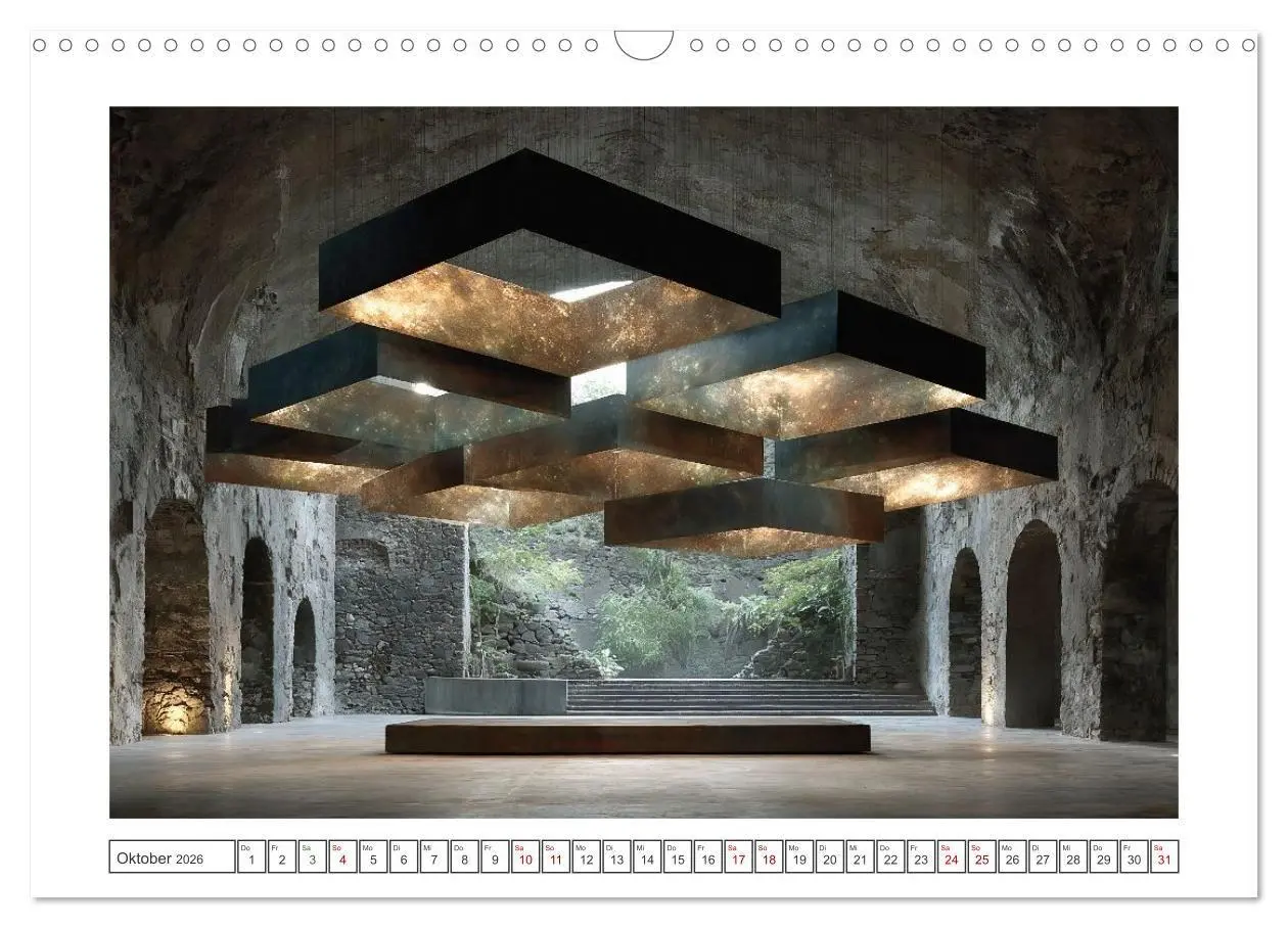Bild: 9783516655124 | Licht trifft Beton (Wandkalender 2026 DIN A3 quer), CALVENDO...