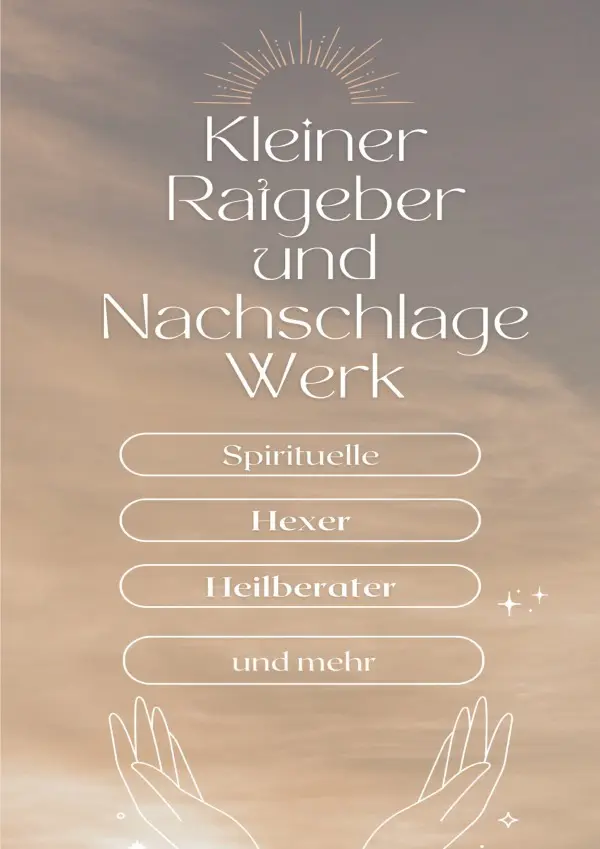 Cover: 9783757535124 | Ein kleiner Ratgeber und Nachschlagewerk für Spirituelle, Hexer,...