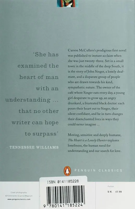 Rückseite: 9780141185224 | The Heart is a Lonely Hunter | Carson McCullers | Taschenbuch | 317 S.