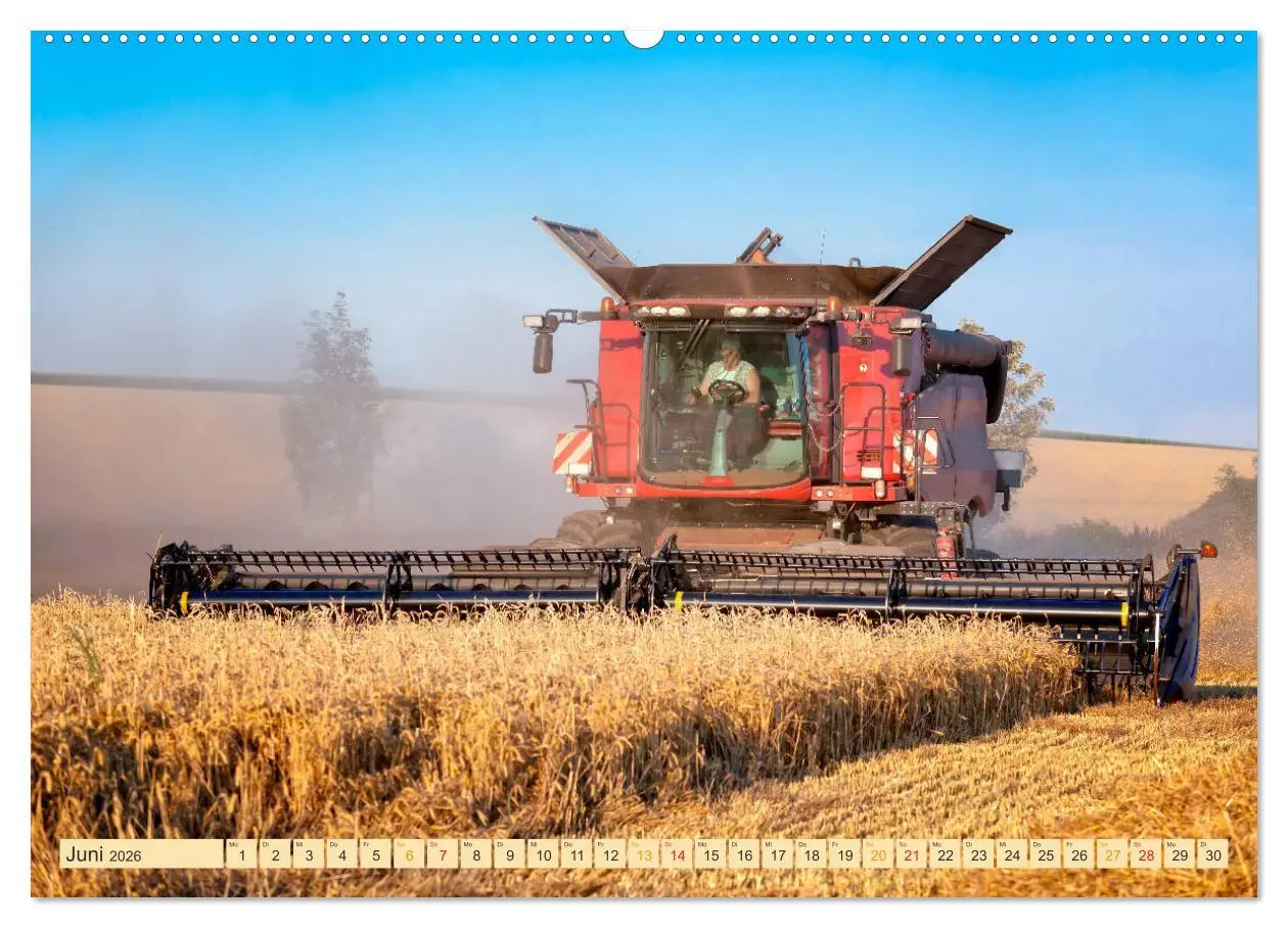 Bild: 9783457935224 | Giganten in der Landwirtschaft - Mähdrescher (Wandkalender 2026 DIN...