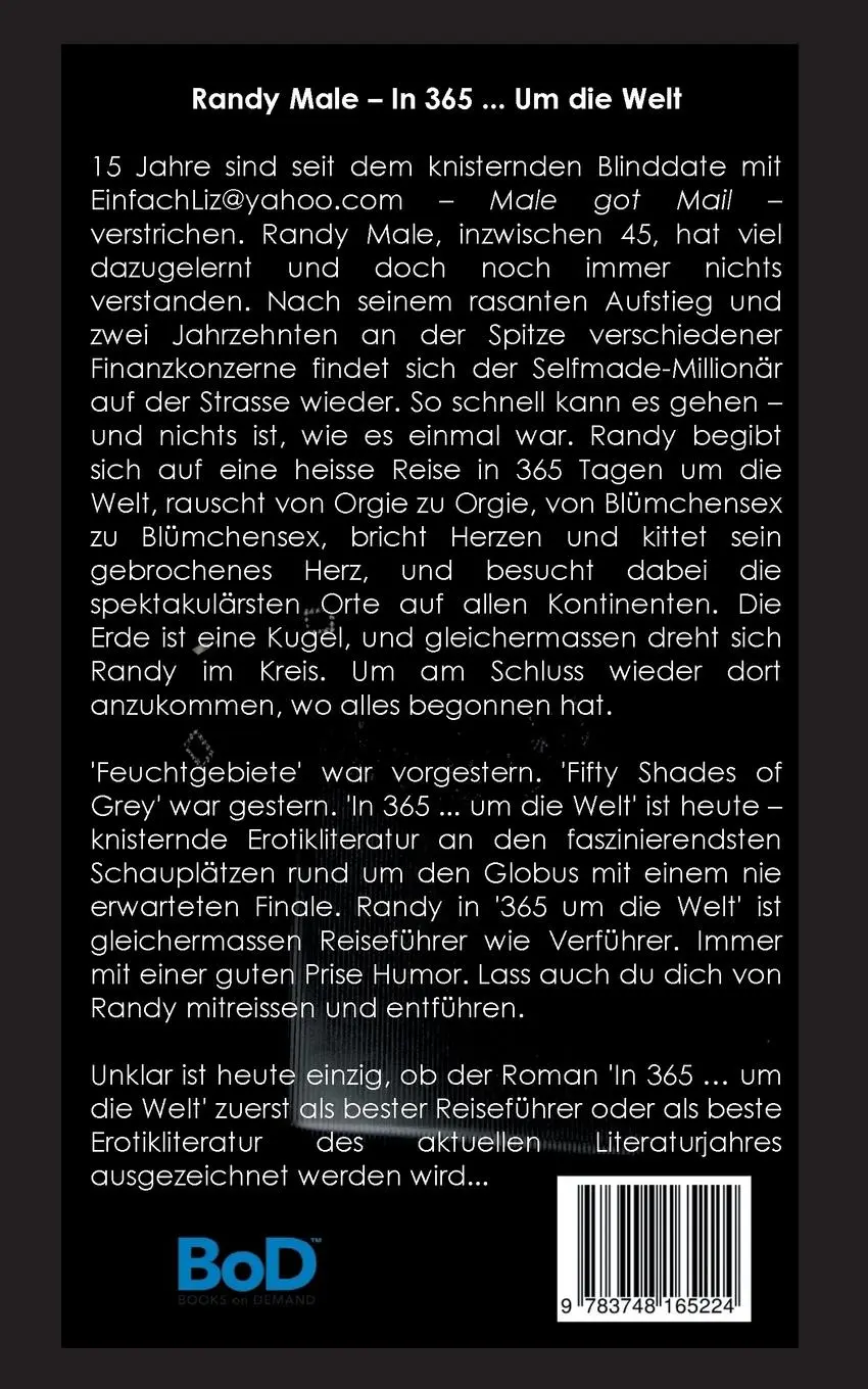 Rückseite: 9783748165224 | In 365 ... um die Welt | Der ultimative Kult-Reiseführer | Randy Male