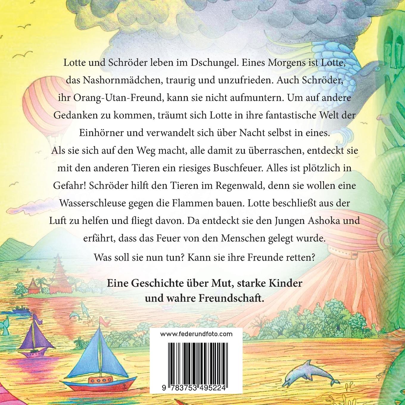 Rückseite: 9783753495224 | Lotte &amp; Schröder | Das wundersame Einhorn | Stella Fontana | Buch