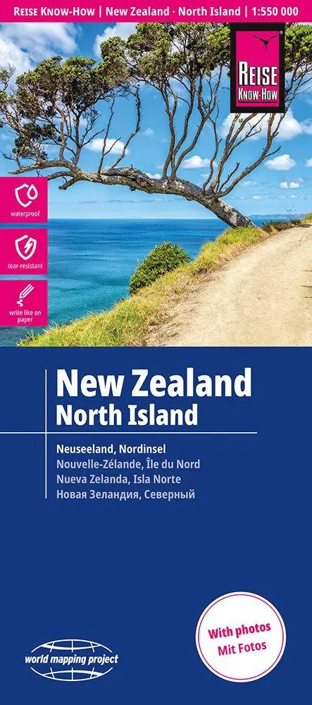 Cover: 9783831775224 | Reise Know-How Landkarte Neuseeland, Nordinsel New Zealand, North...