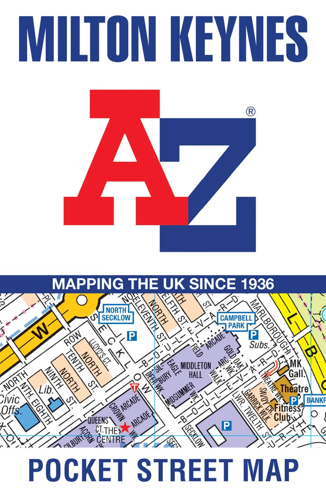 Cover: 9780008445324 | MILTON KEYNES A-Z POCKET MFO | Accurate Street Map for Easy Navigation