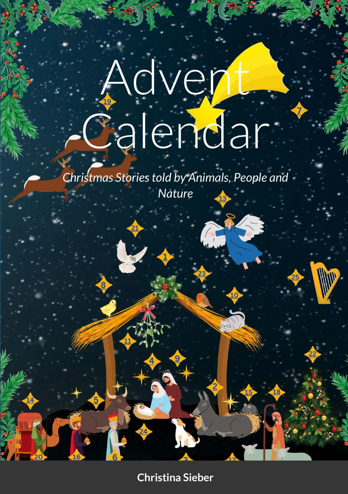 Cover: 9781470995324 | Advent Calendar | Christmas Stories told by Animals, People and Nature