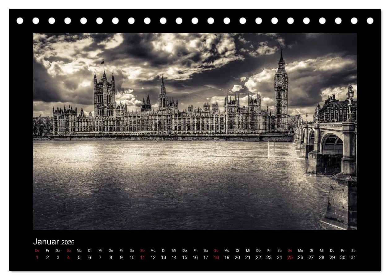 Bild: 9783516185324 | London-Bilder (Tischkalender 2026 DIN A5 quer), CALVENDO...