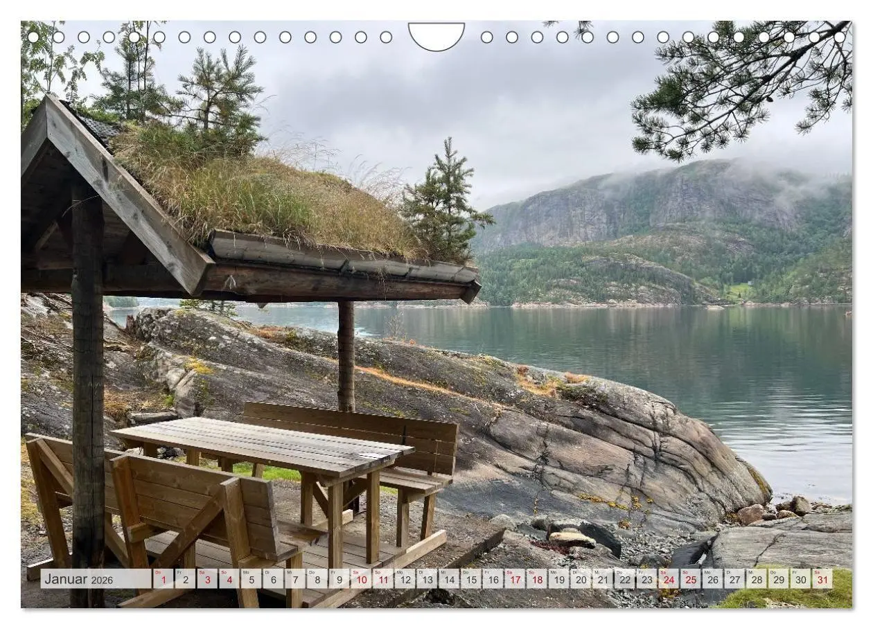 Bild: 9783516705324 | Wandern in Norwegen - Einklang von Gebirge und Meer (Wandkalender...