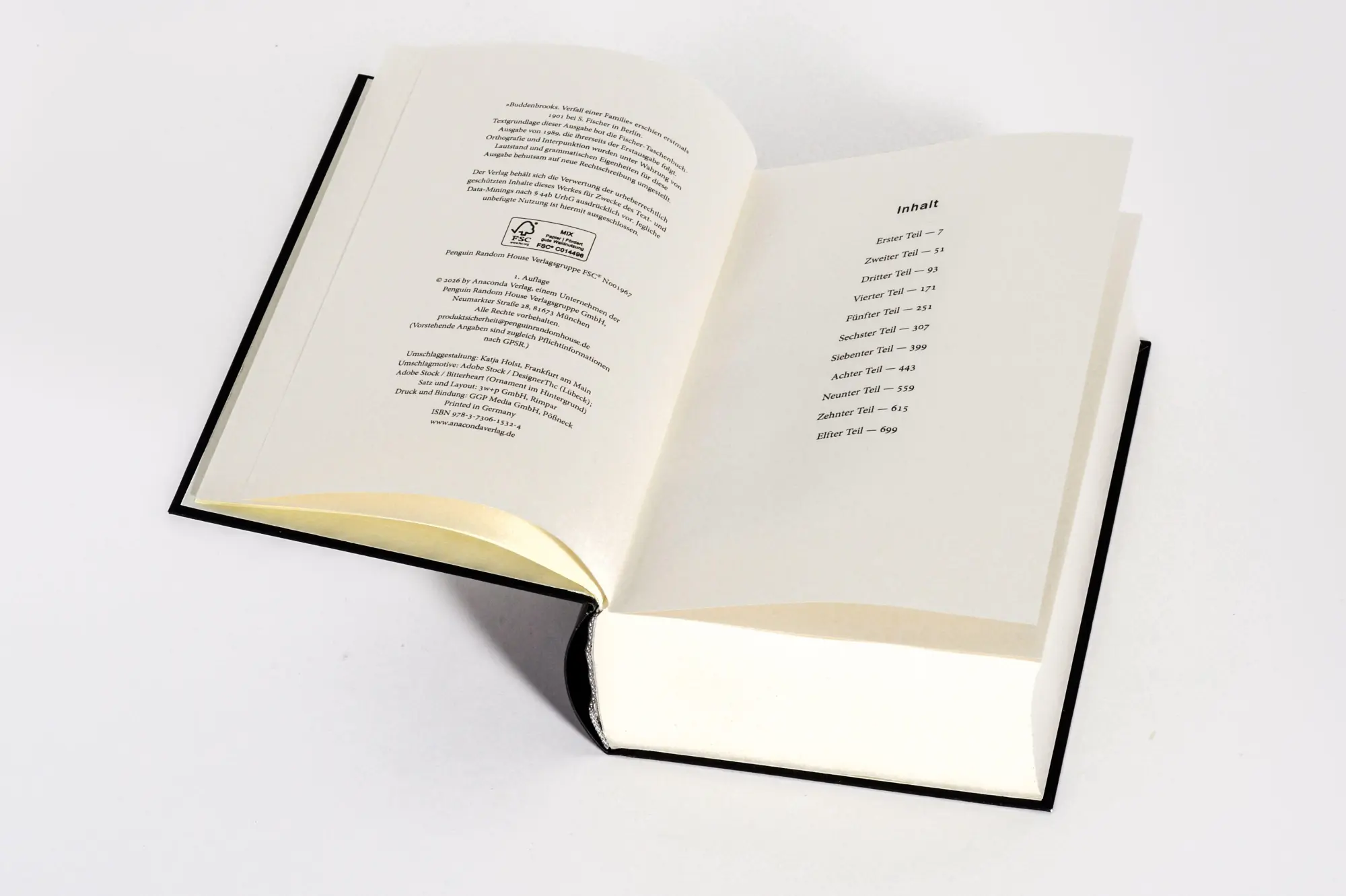 Bild: 9783730615324 | Buddenbrooks. Verfall einer Familie. Roman | Thomas Mann | Buch | 2026